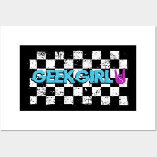 Geekgirl Punk Style Posters and Art